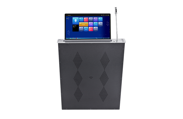 15.6英寸高清液晶屏帶話筒同步升降器